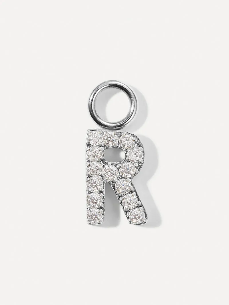 Dazzling Letter Ohrring-Charms