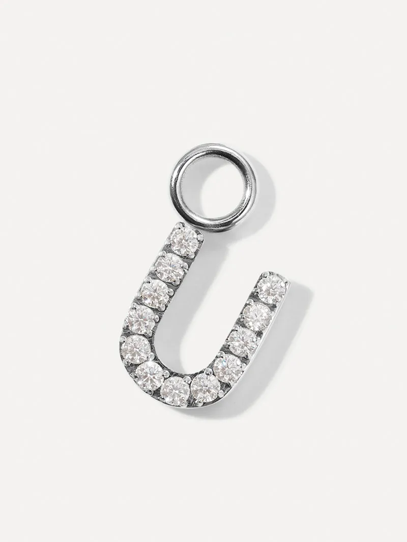 Dazzling Letter Ohrring-Charms