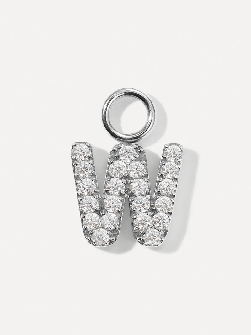 Dazzling Letter Ohrring-Charms