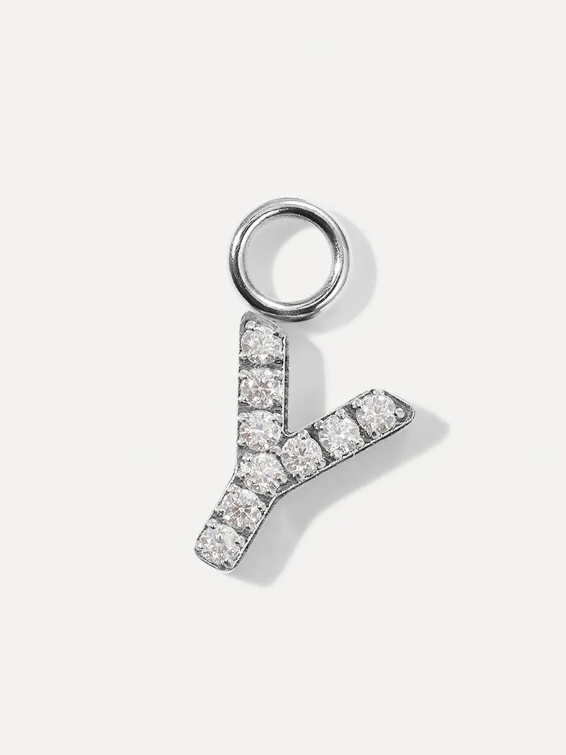 Dazzling Letter Ohrring-Charms