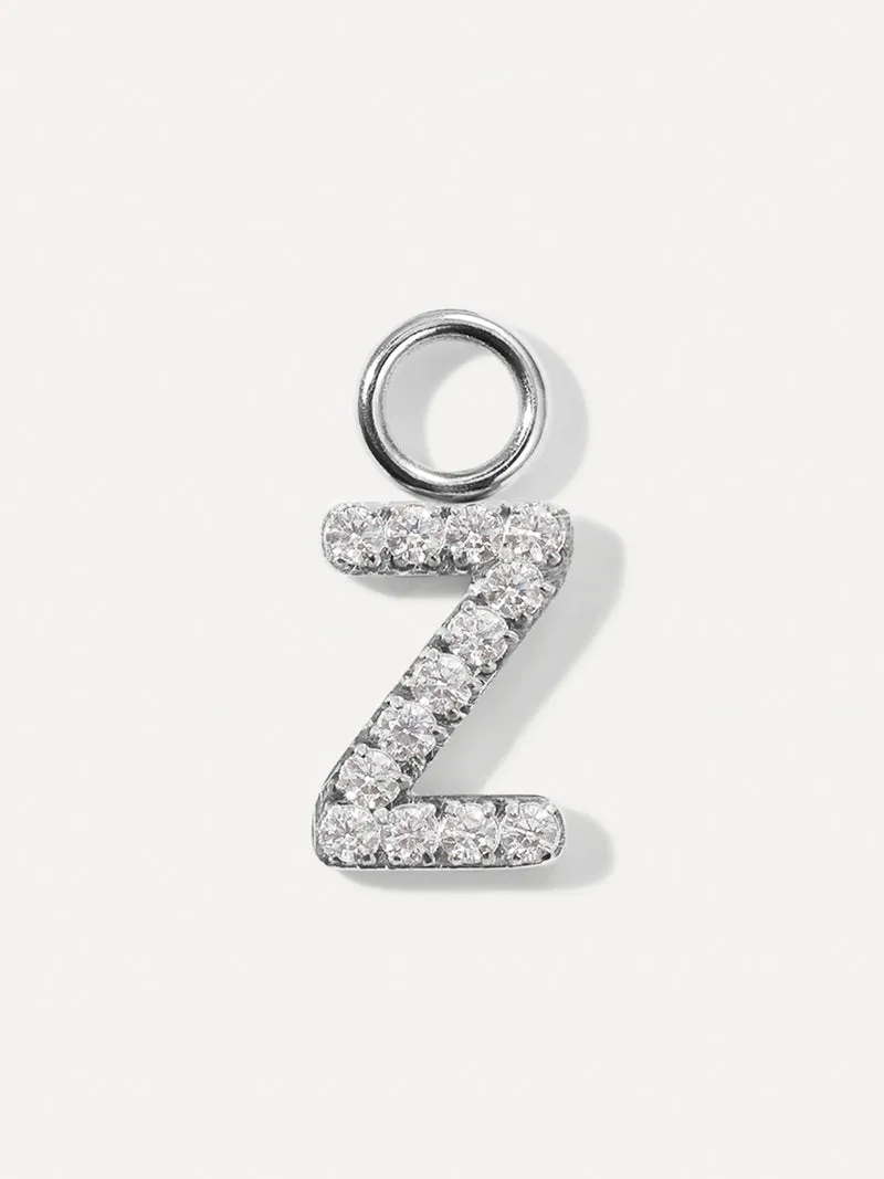 Dazzling Letter Ohrring-Charms