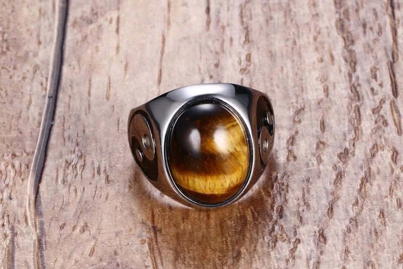 Modischer Vintage-Siegelring für Herren