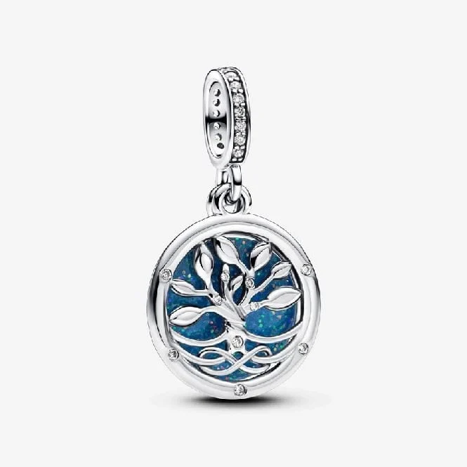 Glow-in-the-Dark Infinity Tree Double Dangle Charms