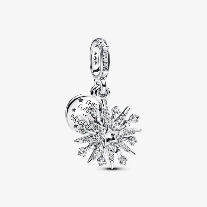 Sparkling Firework Double Dangle Charms
