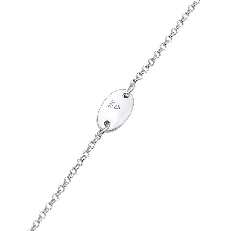 Armband Plättchen Oval