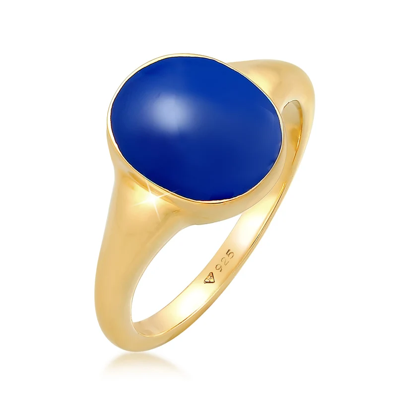 Siegelring Oval | Emaille