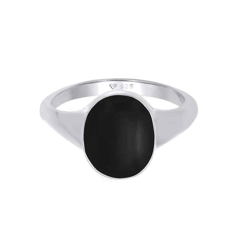 Siegelring Oval | Emaille