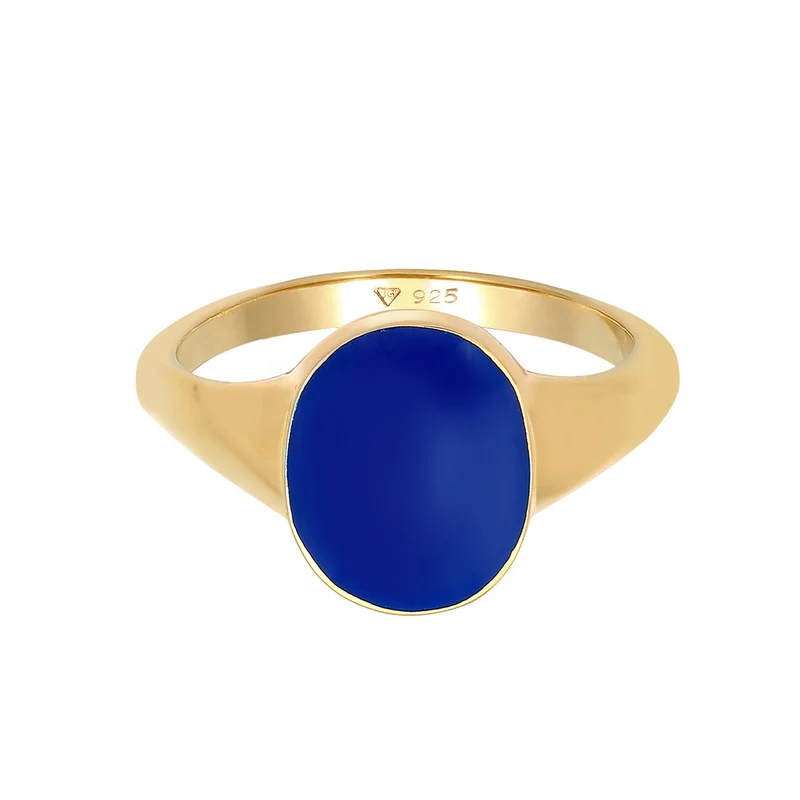Siegelring Oval | Emaille