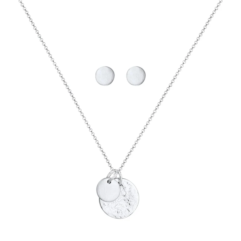 Schmuckset Plättchen Organic