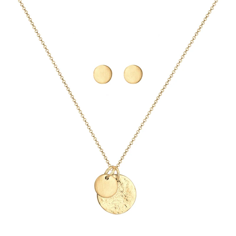 Schmuckset Plättchen Organic