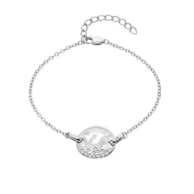 Silver Illuminate Adjustable Bracelet