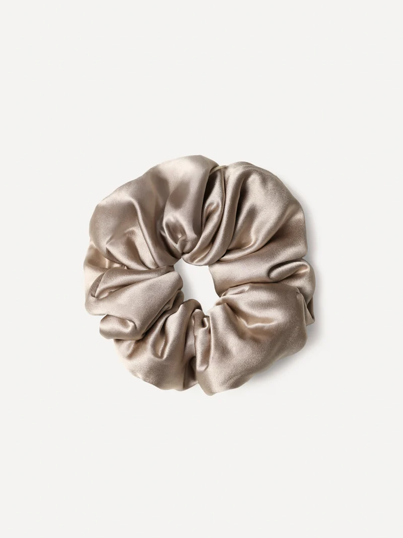 Fluffy Touch Pure Silk Scrunchie
