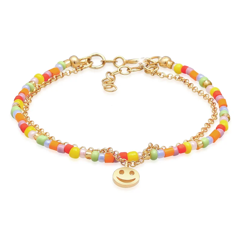 Layer-Armband Beads Bunt