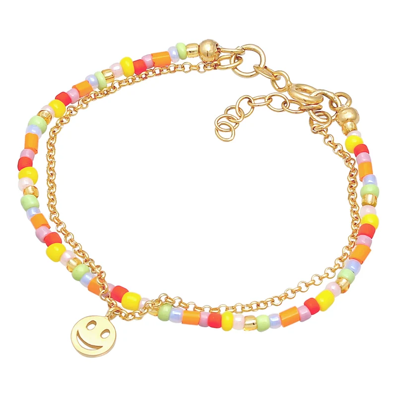 Layer-Armband Beads Bunt