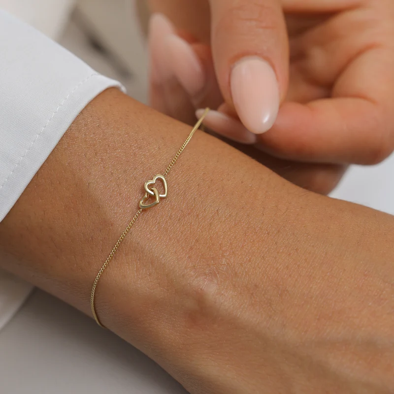 Armband Herz Verschlungen