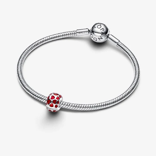 Hearts Round Clip Charms