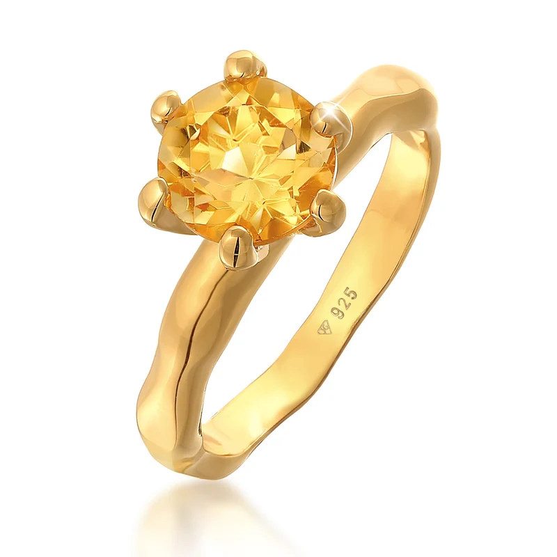 Verlobungsring | Citrin (Gelb)