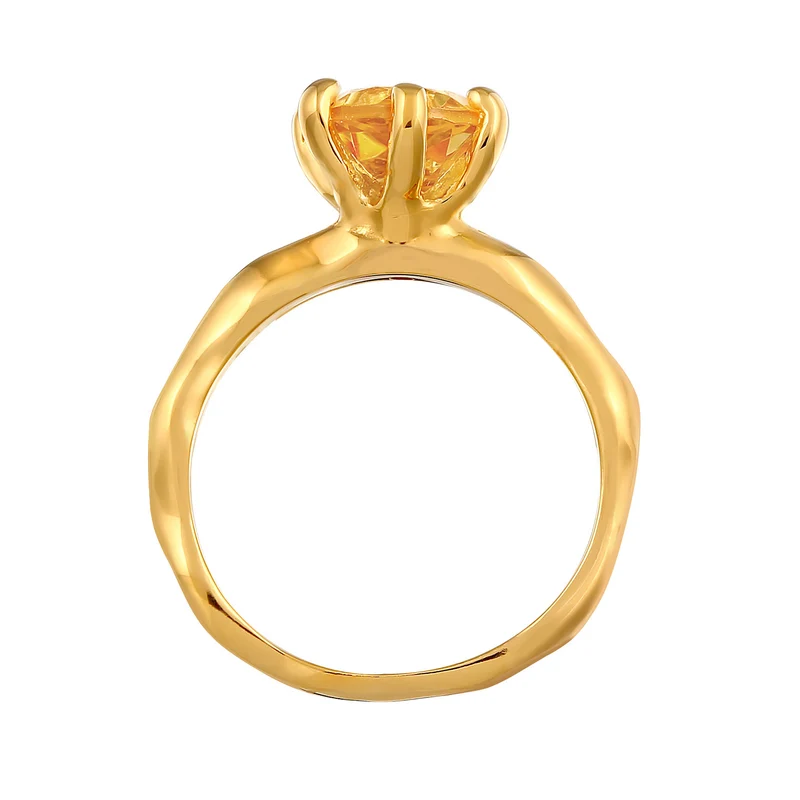 Verlobungsring | Citrin (Gelb)