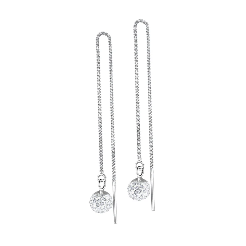 Ohrhänger Ear Chain | Kristall ( Weiß )