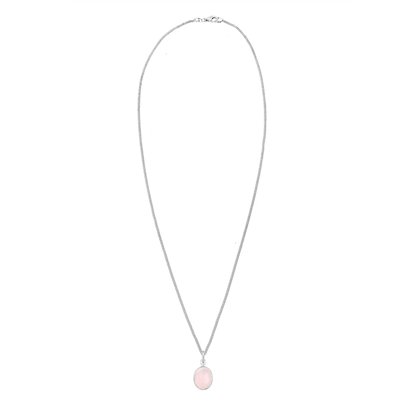 Halskette | Quarz (Rosa)