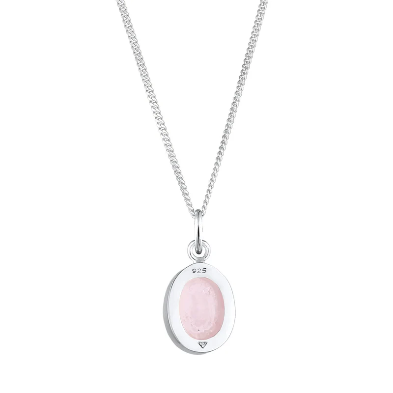 Halskette | Quarz (Rosa)