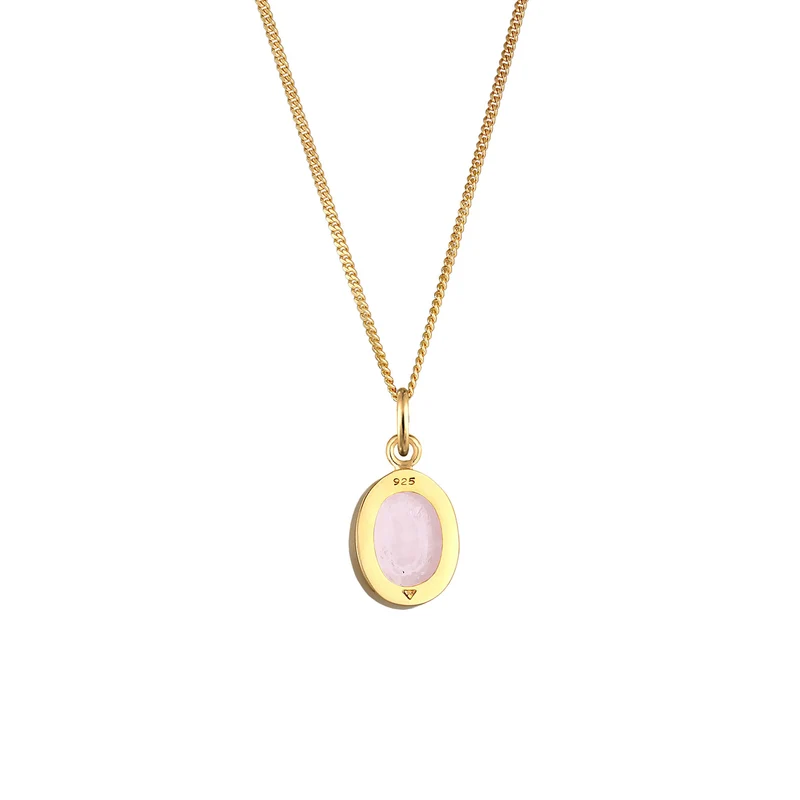 Halskette | Quarz (Rosa)