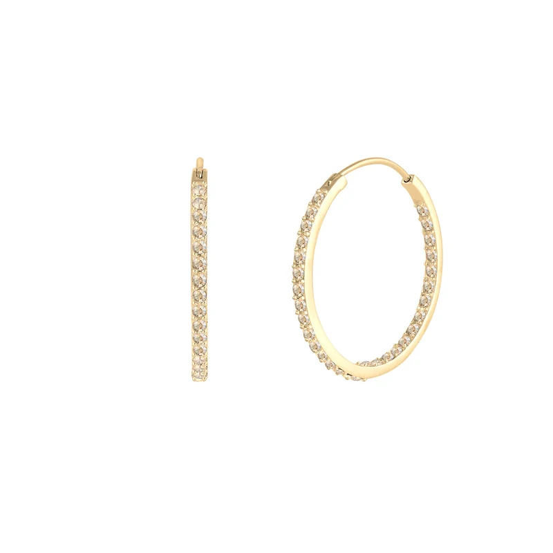 Creole | Mit Kristallen von Swarovski® (Weiß)