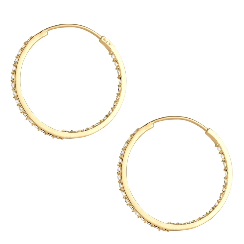 Creole | Mit Kristallen von Swarovski® (Weiß)
