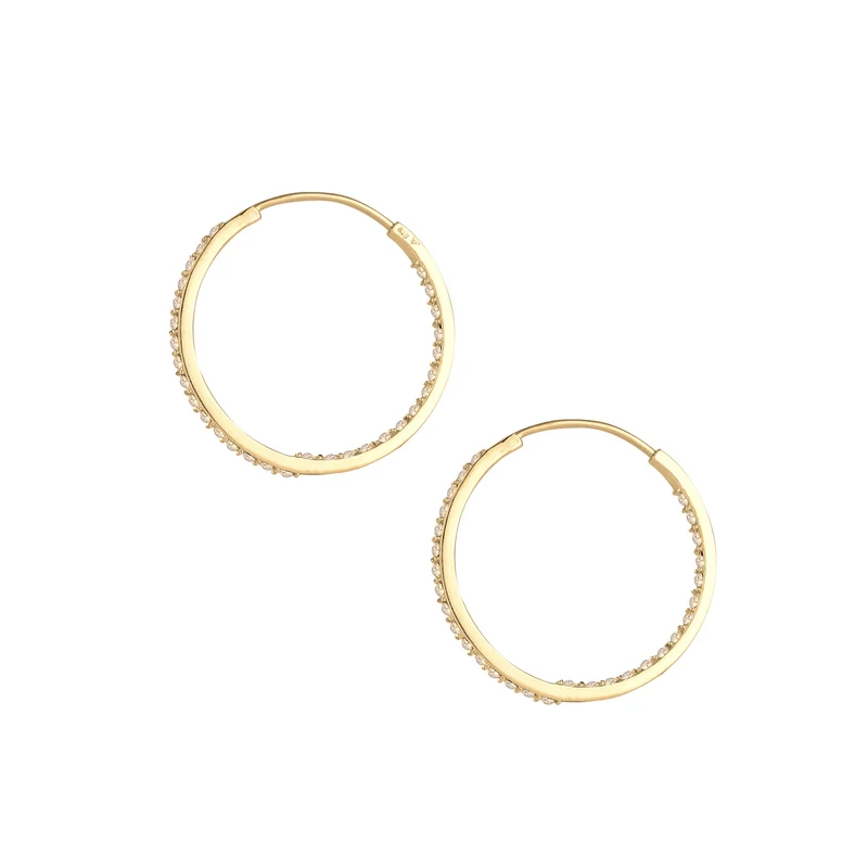 Creole | Mit Kristallen von Swarovski® (Weiß)