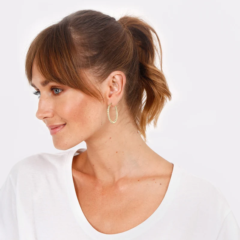 Creole | Mit Kristallen von Swarovski® (Weiß)