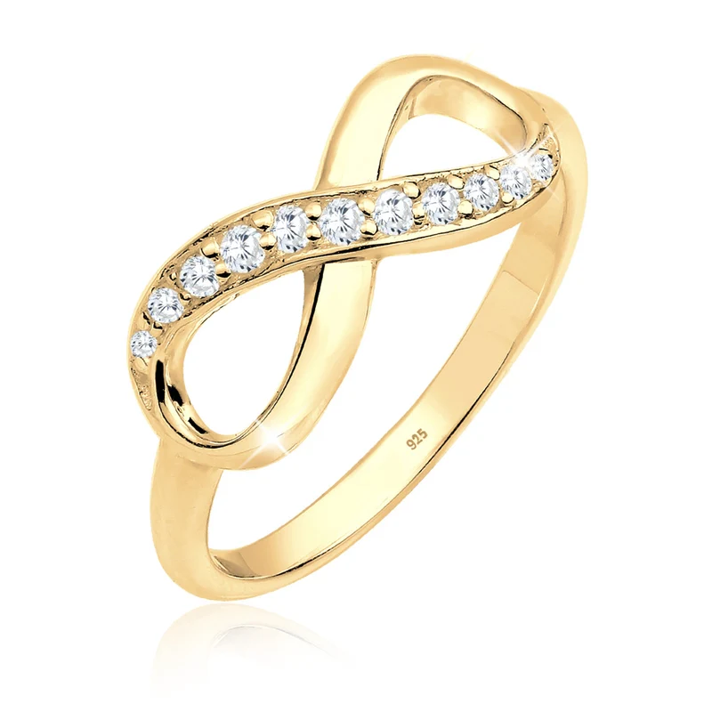 Ring Infinity | Zirkonia ( Weiß )