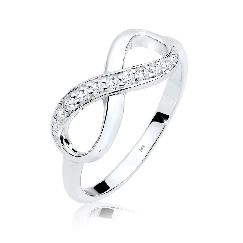 Ring Infinity | Zirkonia ( Weiß )