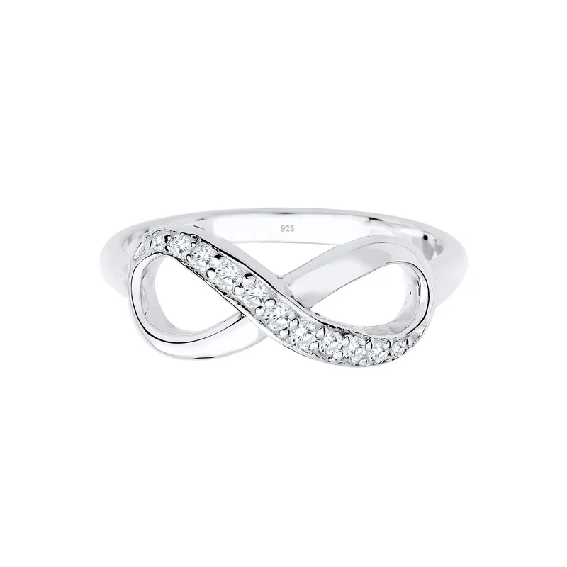 Ring Infinity | Zirkonia ( Weiß )