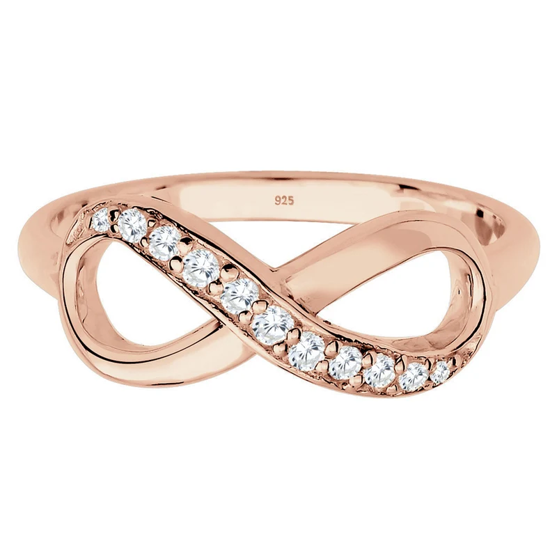 Ring Infinity | Zirkonia ( Weiß )