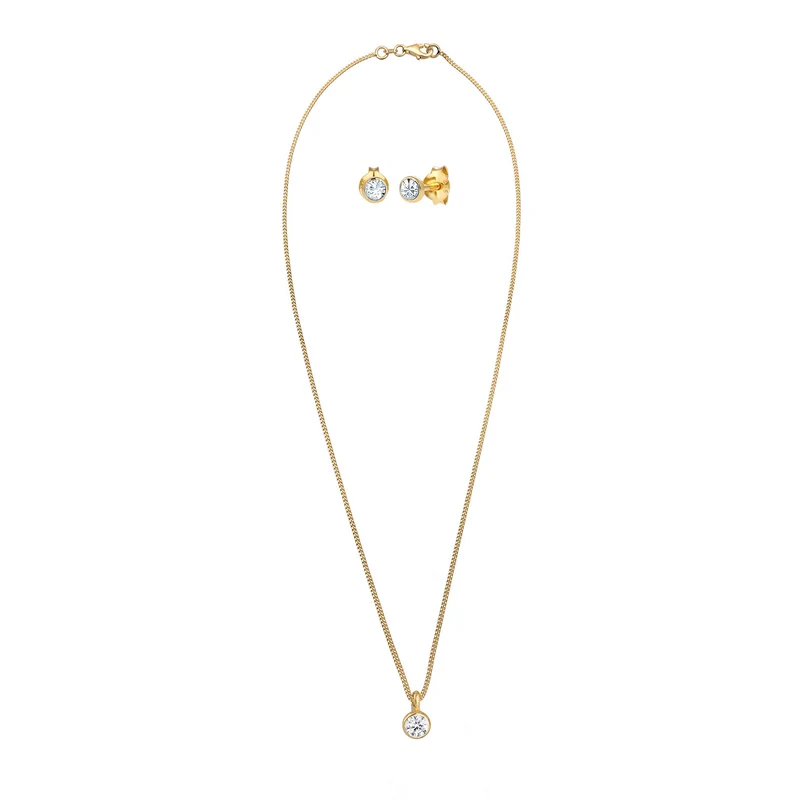 Halskette | Mit Kristallen von Swarovski® (Weiß)