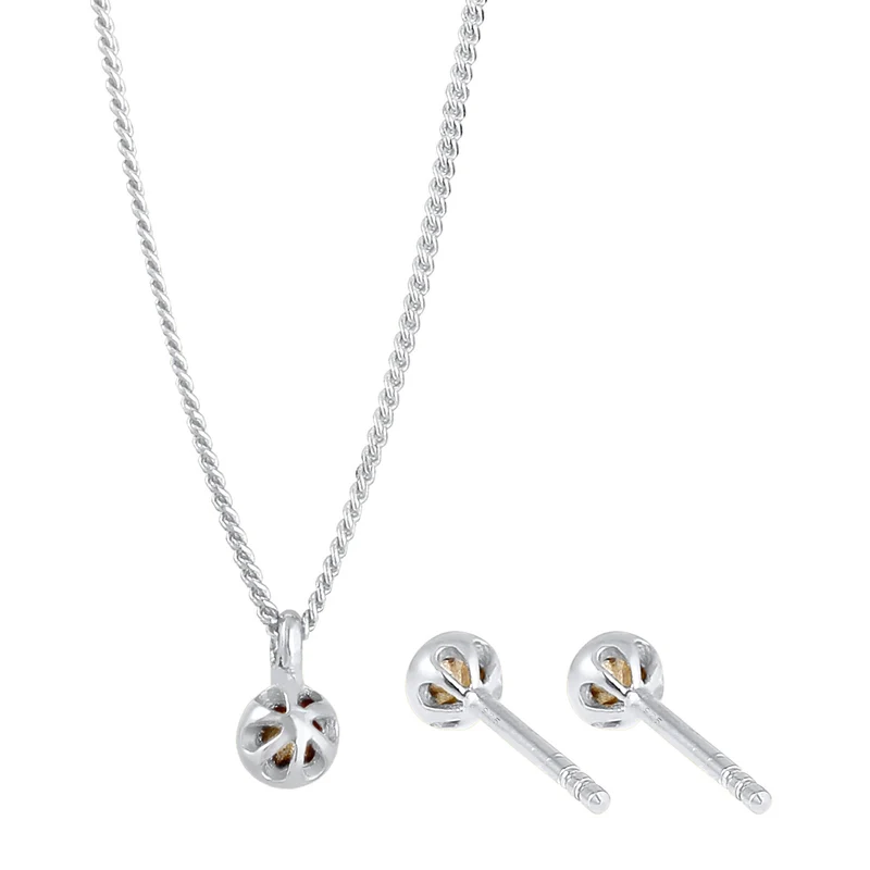 Halskette | Mit Kristallen von Swarovski® (Weiß)