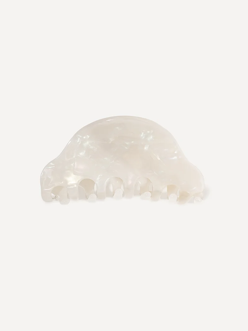 Classic Charm White Haarklammer