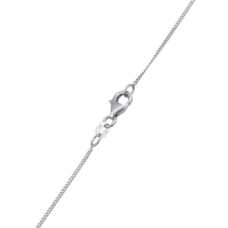 Halskette Infinity Anhänger | Zirkonia (Weiß)