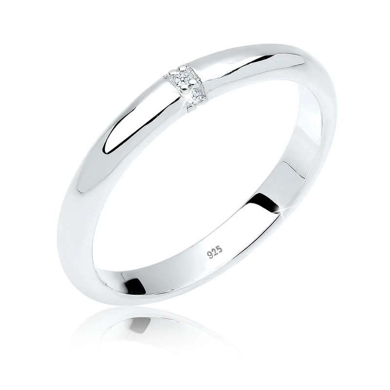 Verlobungsring | Diamant ( Weiß, 0,045 ct )
