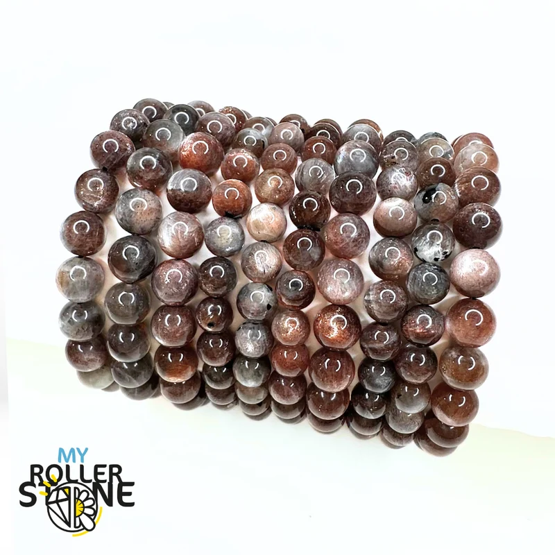 5A Schwarzes Sonnensteinarmband