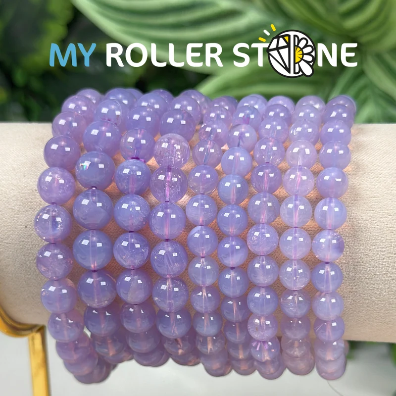 7A Lavendel-Amethyst-Armband