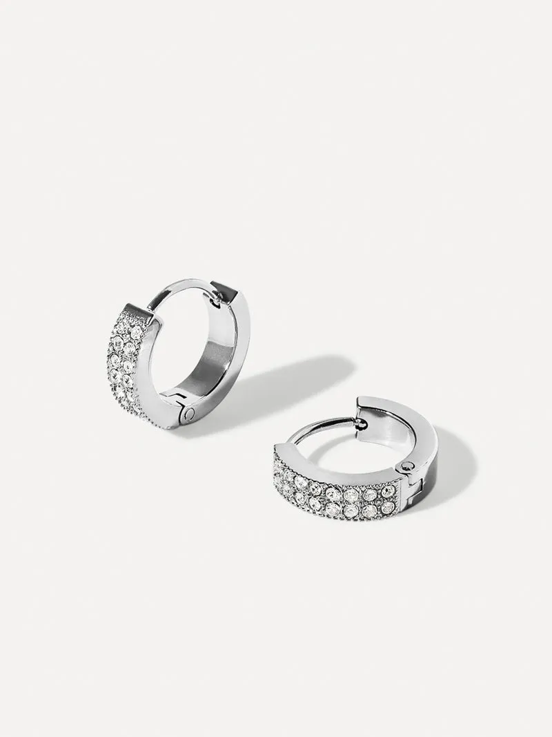 Med Starry Halo Ohrringe