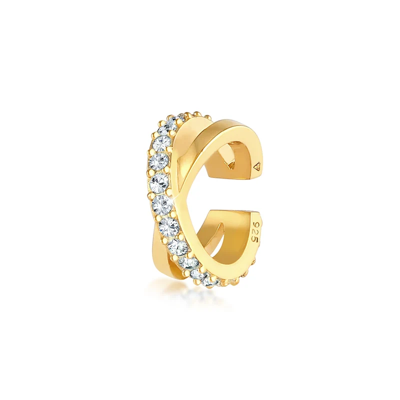 Earcuff | Kristall ( Weiß )