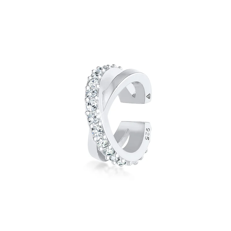 Earcuff | Kristall ( Weiß )
