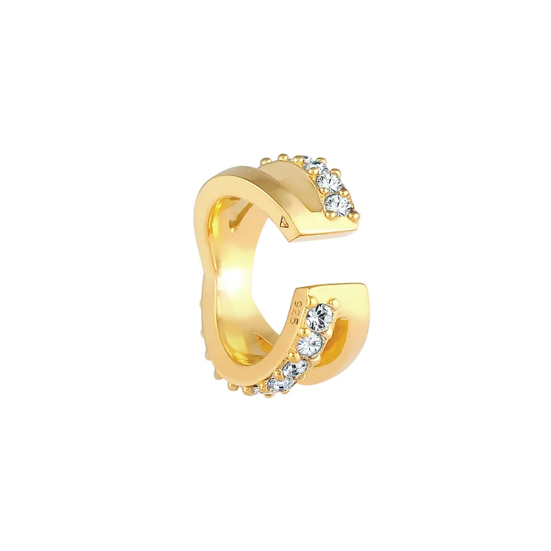 Earcuff | Kristall ( Weiß )