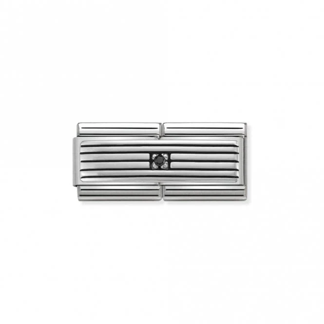 Silver and CZ Double Rows Fashion & Fun Charms