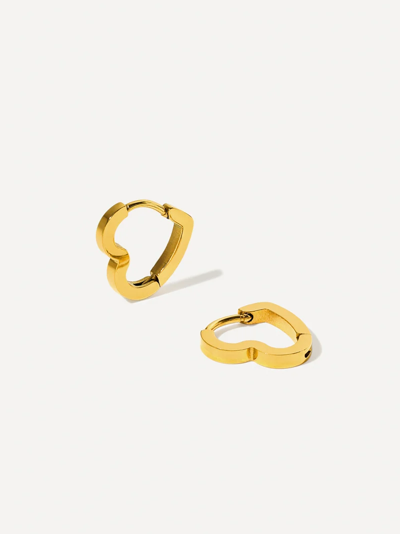 Minimalist Heart Ohrringe