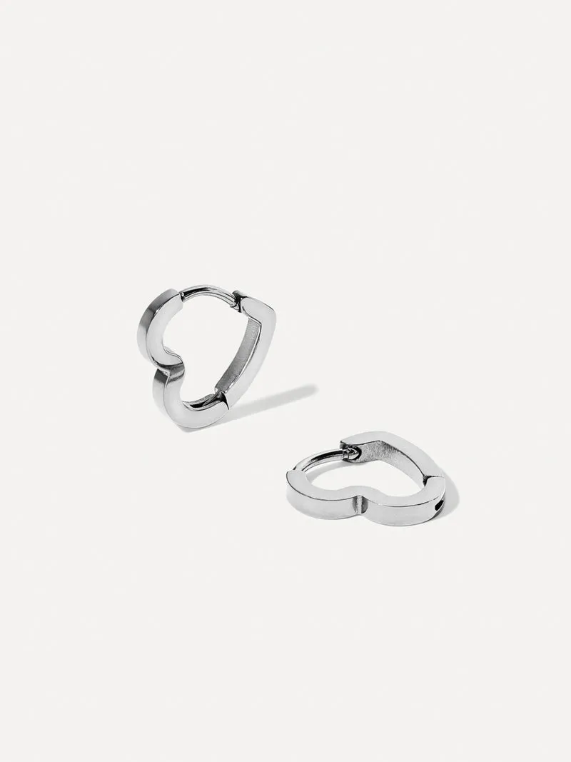 Minimalist Heart Ohrringe