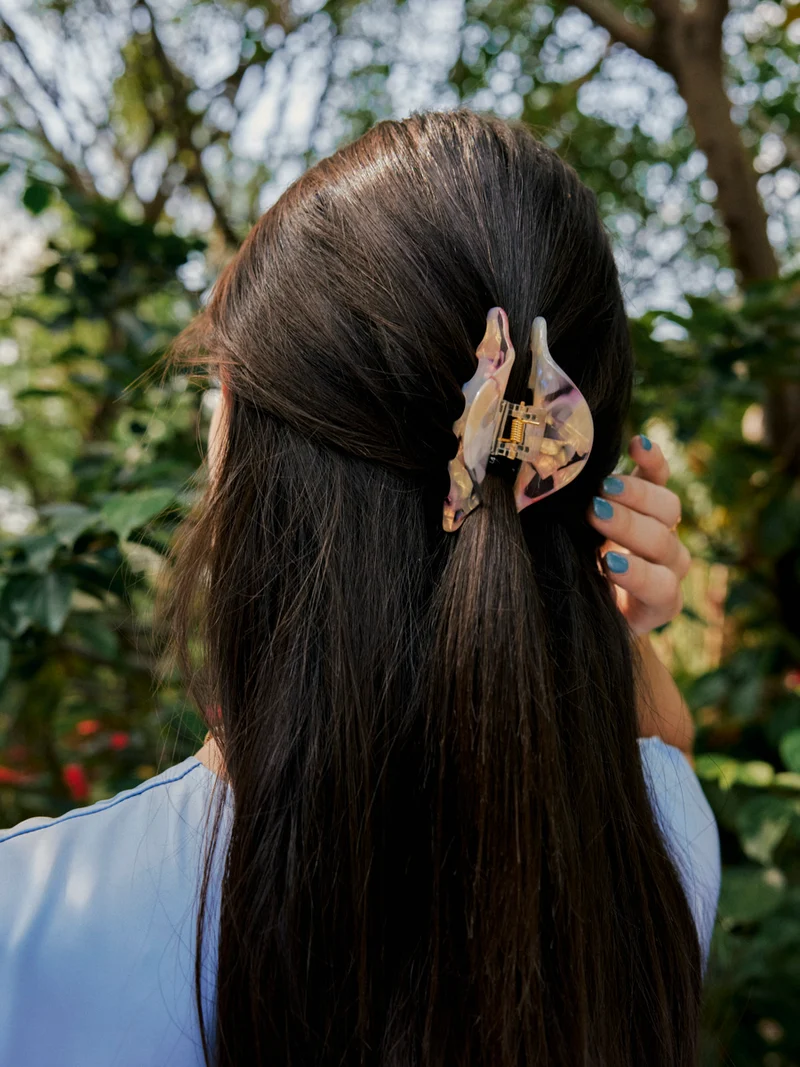 Classic Charm Purple-pink Haarklammer