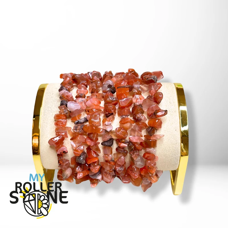 Armband mit roten Achatsplittern